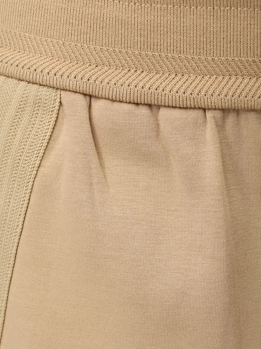 Брюки из хлопка и модала Leroy