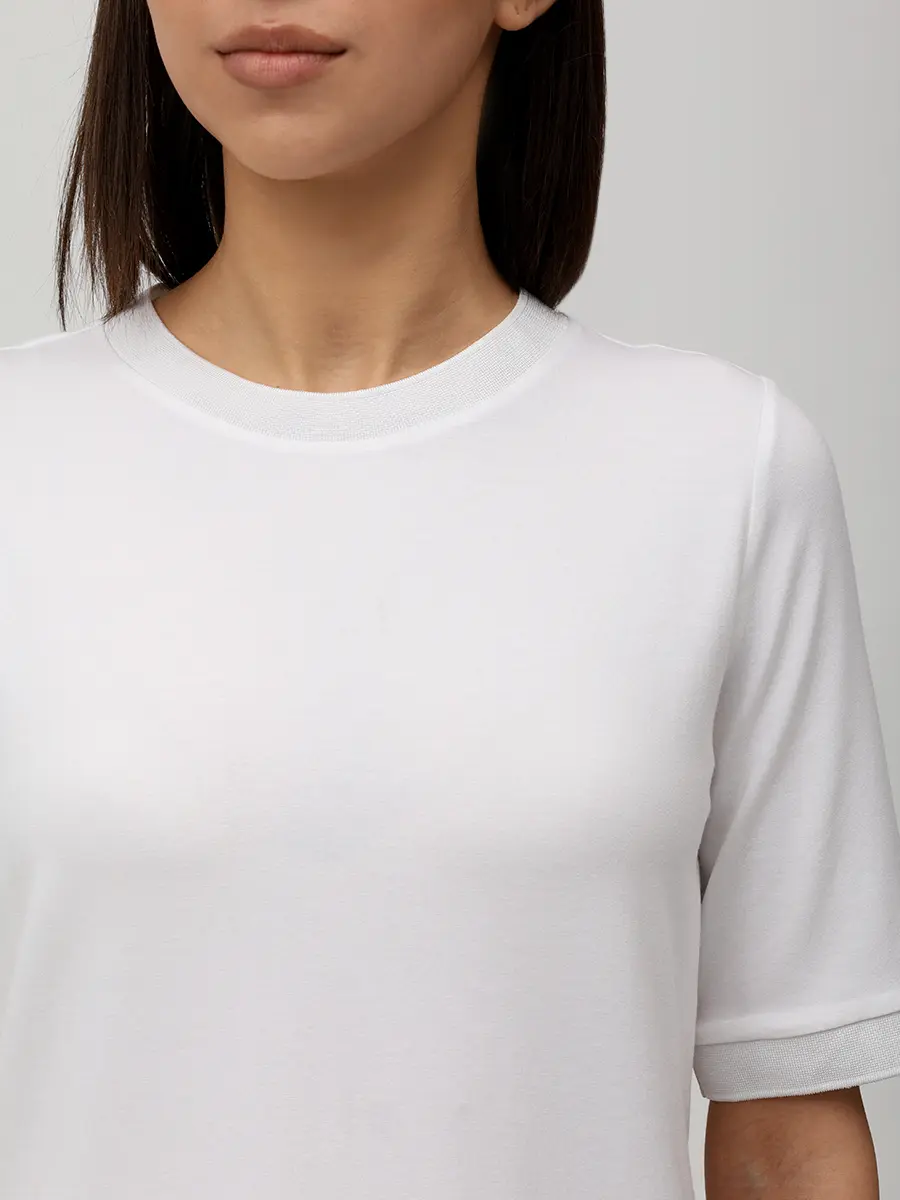 Футболка из модала и хлопка Alexi