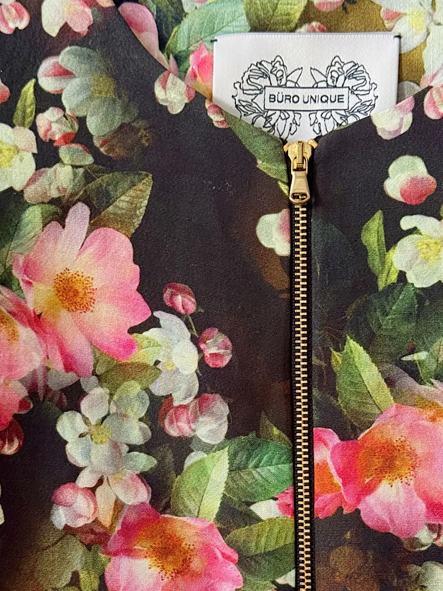 Жакет из шелка и хлопка FLOWERS LOVERS