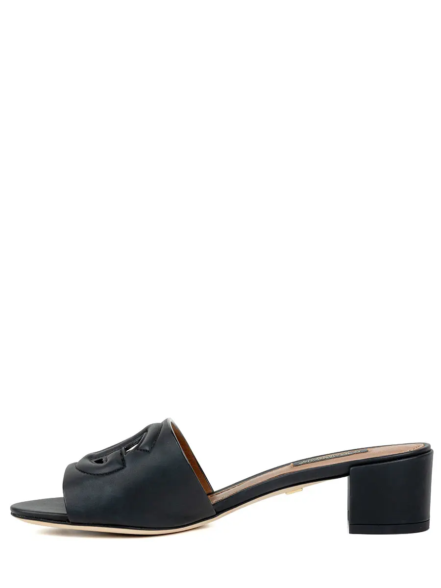 Мюли кожаные