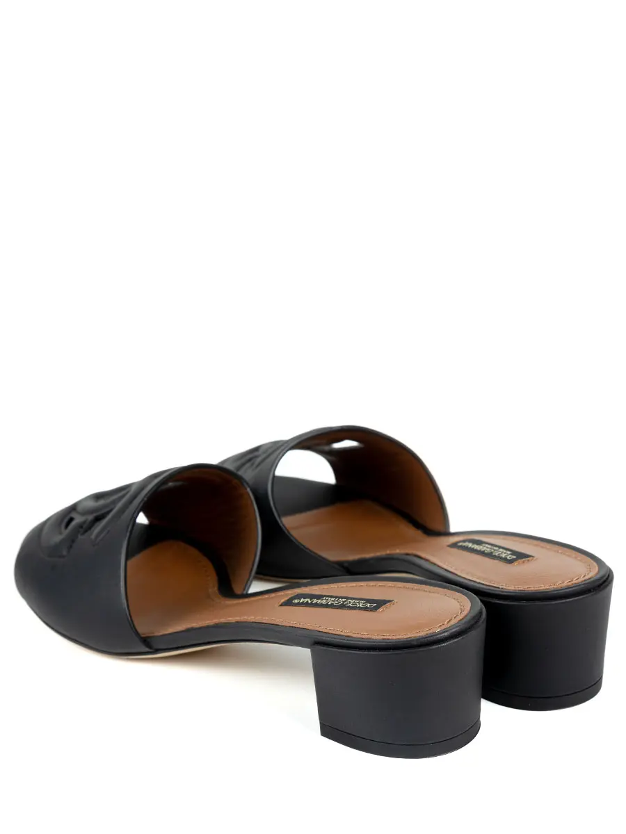 Мюли кожаные