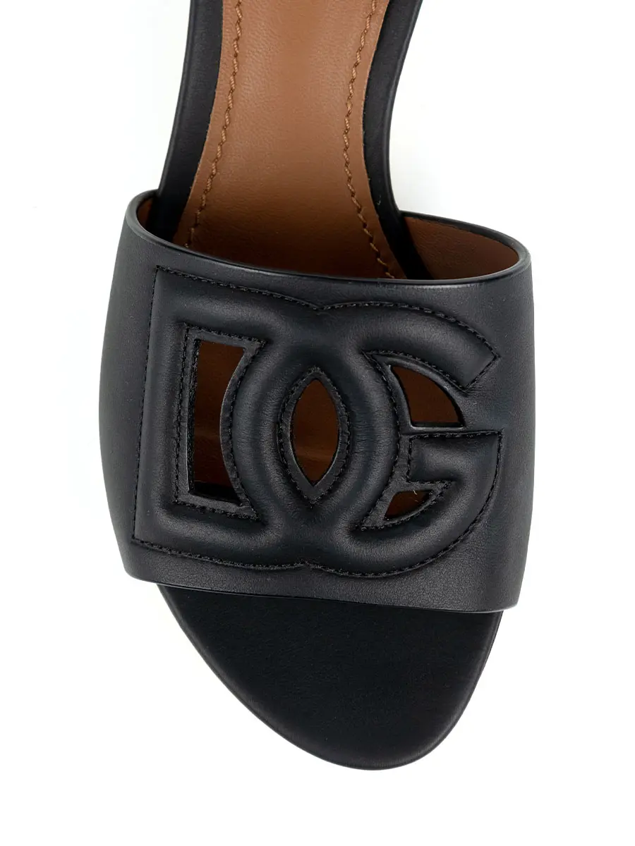 Мюли кожаные