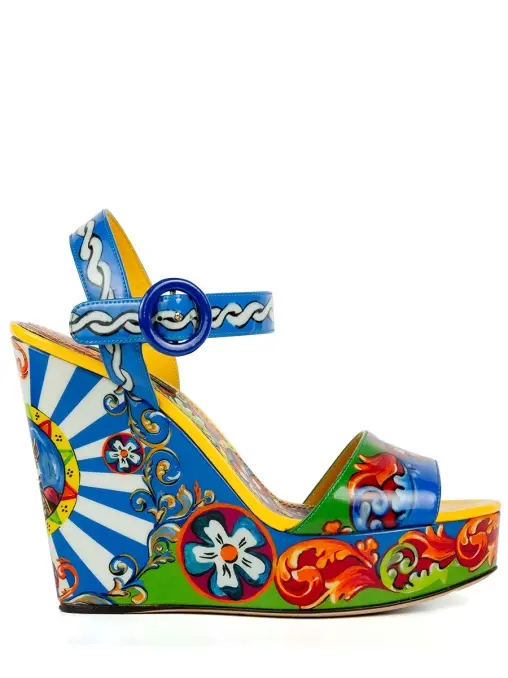 Босоножки кожаные DOLCE & GABBANA