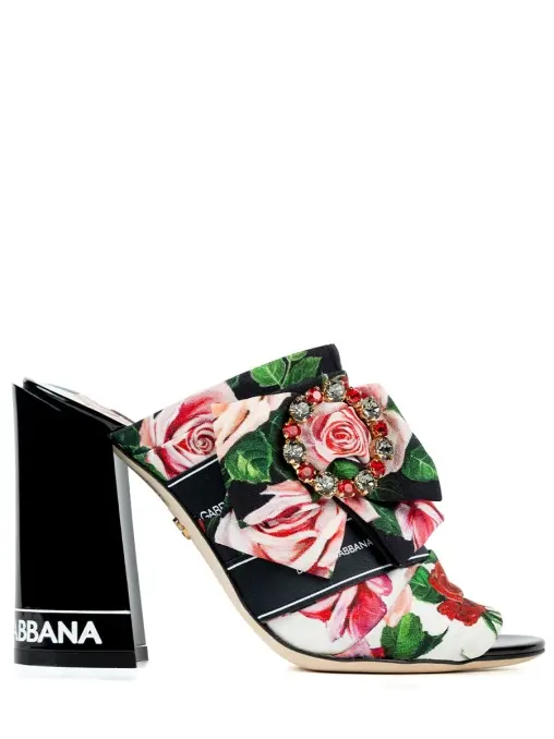 Мюли текстильные DOLCE & GABBANA