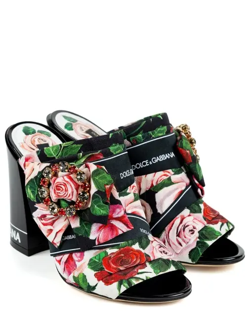 Мюли текстильные DOLCE & GABBANA