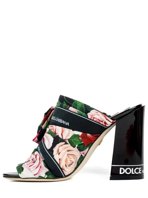 Мюли текстильные DOLCE & GABBANA
