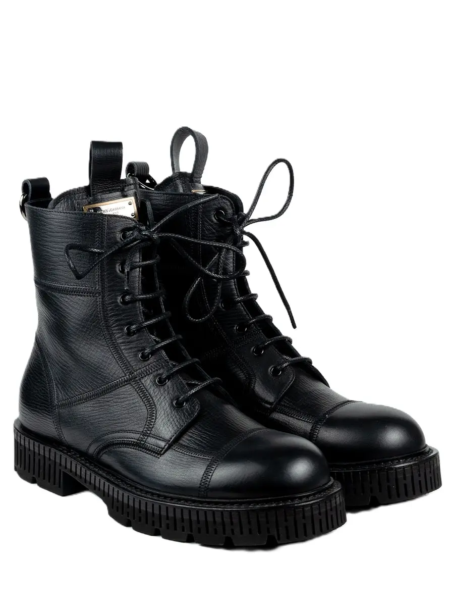 Ботинки кожаные