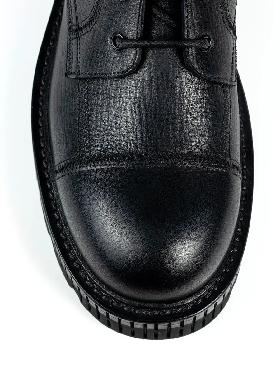 Ботинки кожаные