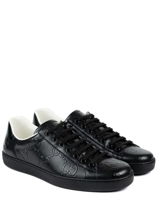 Кеды кожаные GUCCI