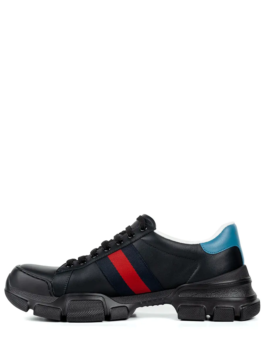 Кроссовки кожаные