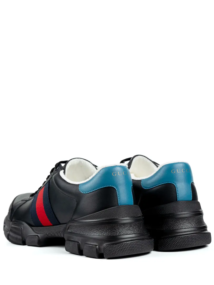 Кроссовки кожаные