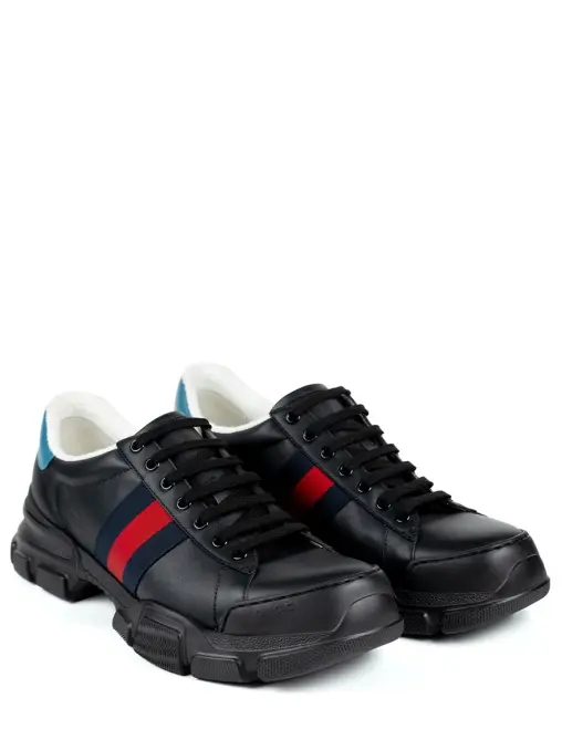 Кроссовки кожаные GUCCI