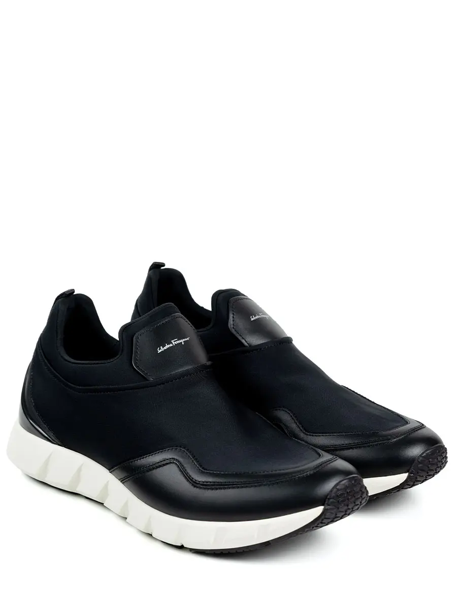 Кроссовки кожаные