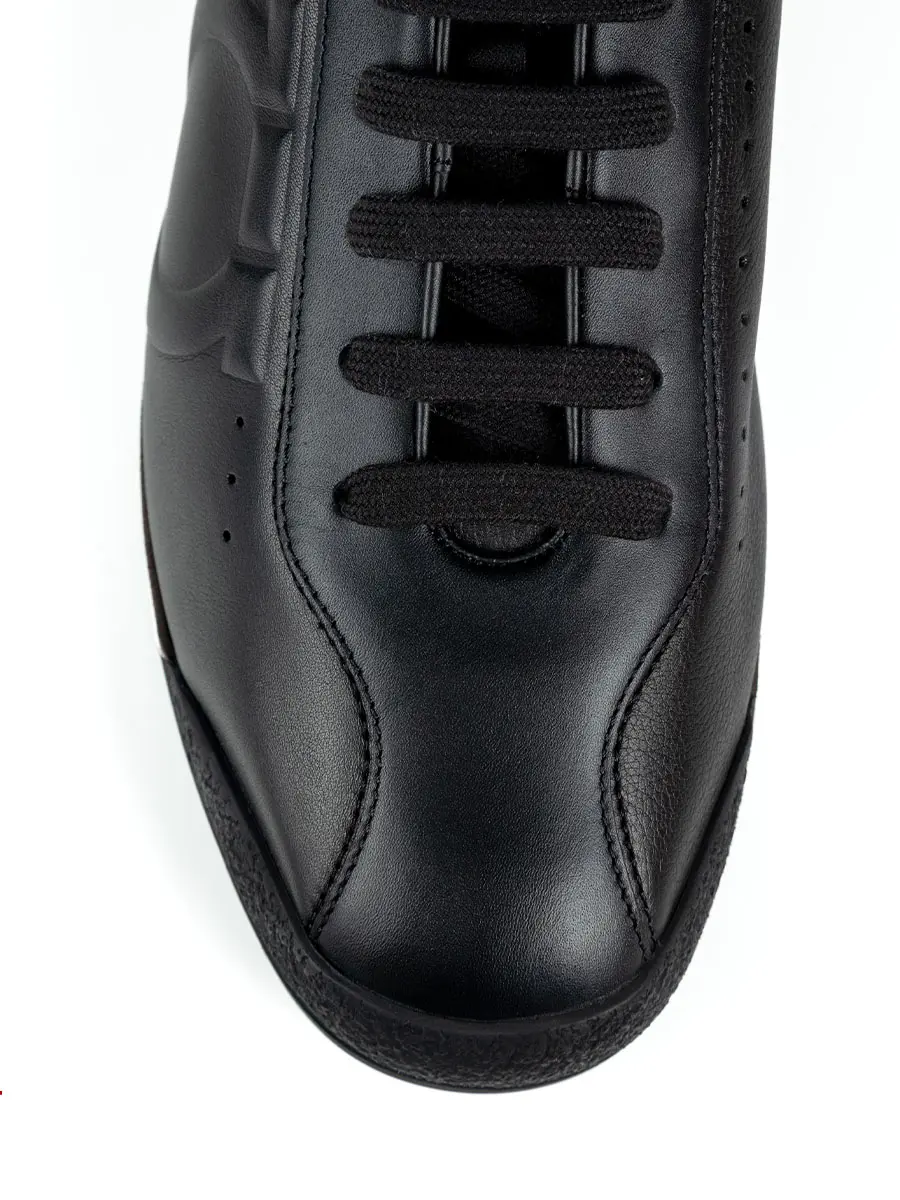 Кроссовки кожаные