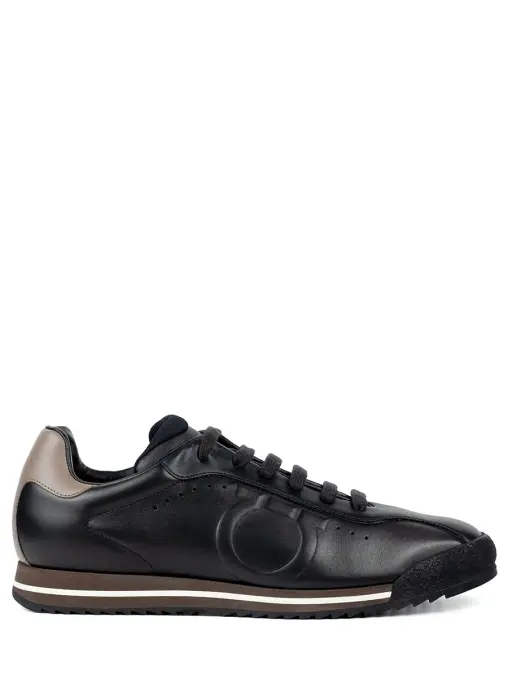 Кроссовки кожаные S.FERRAGAMO