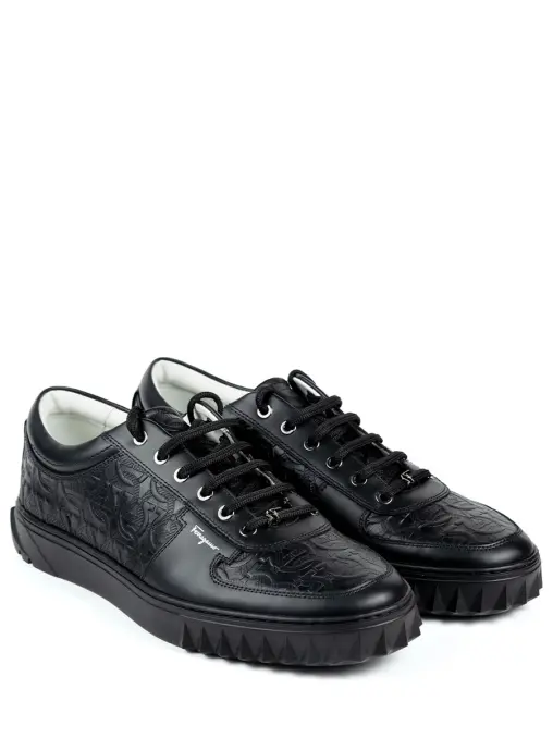 Кеды кожаные S.FERRAGAMO