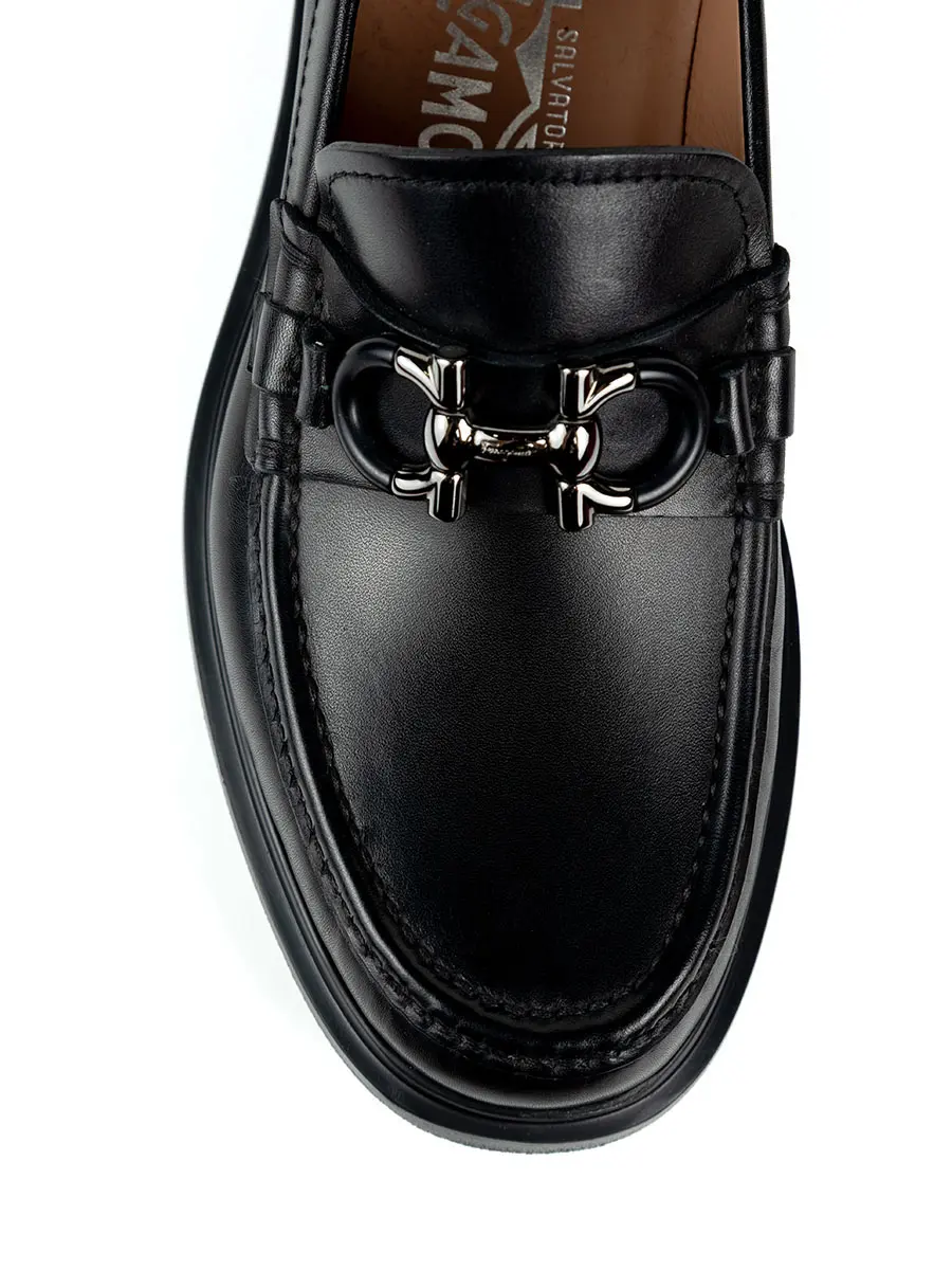 Лоферы кожаные