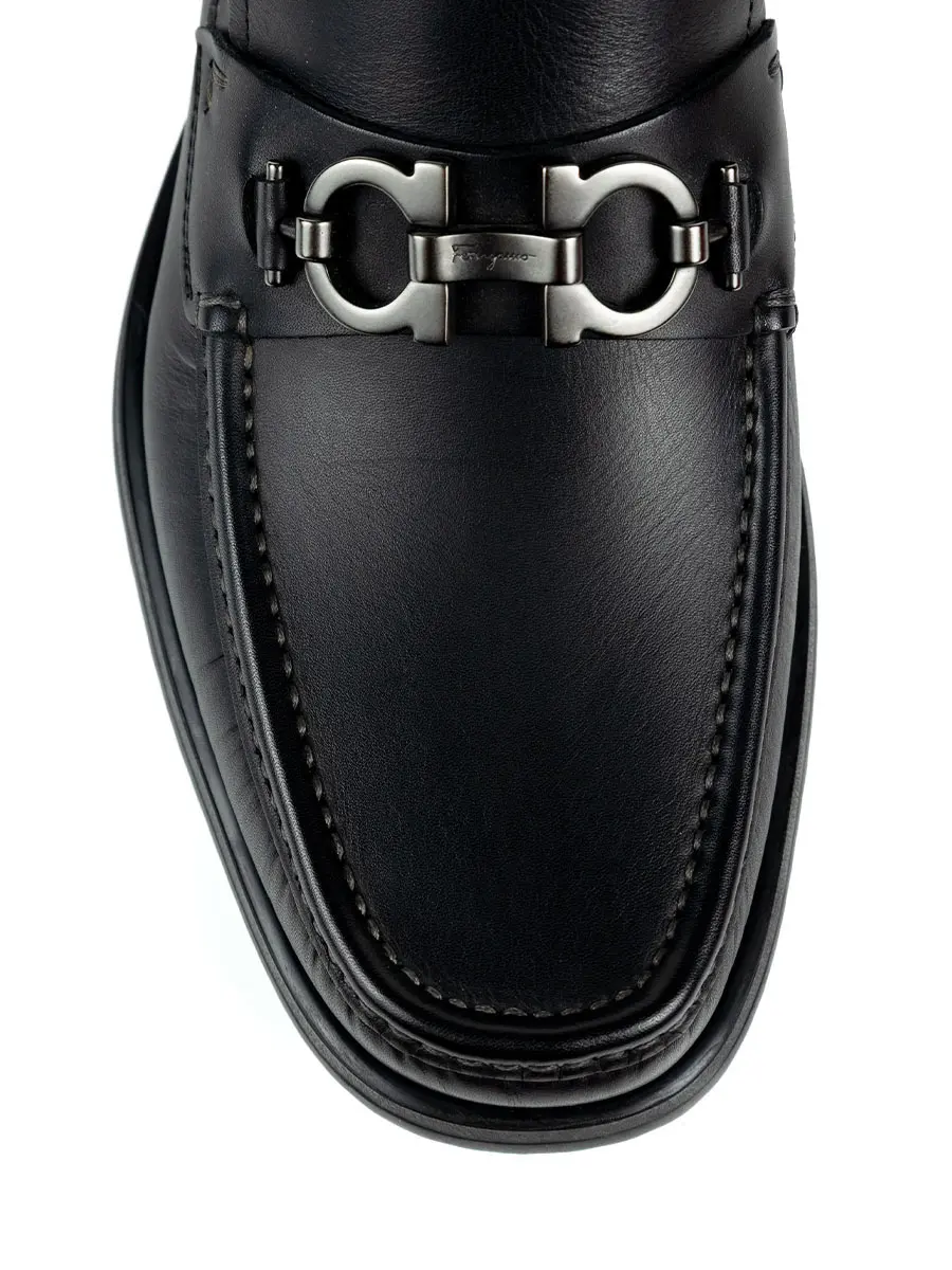 Лоферы кожаные