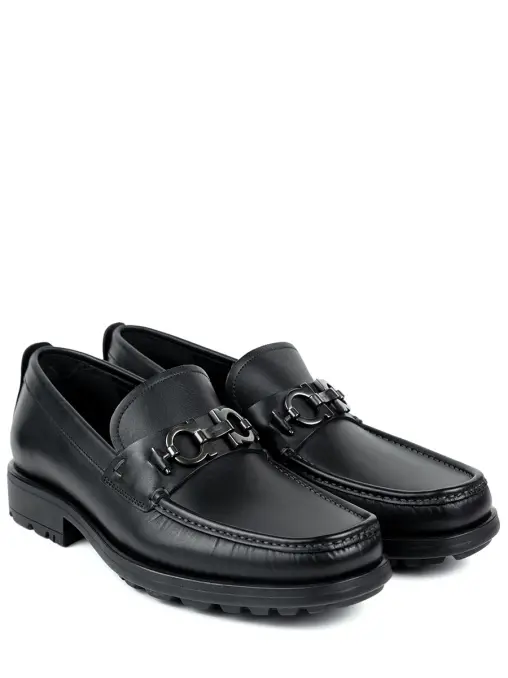 Лоферы кожаные S.FERRAGAMO