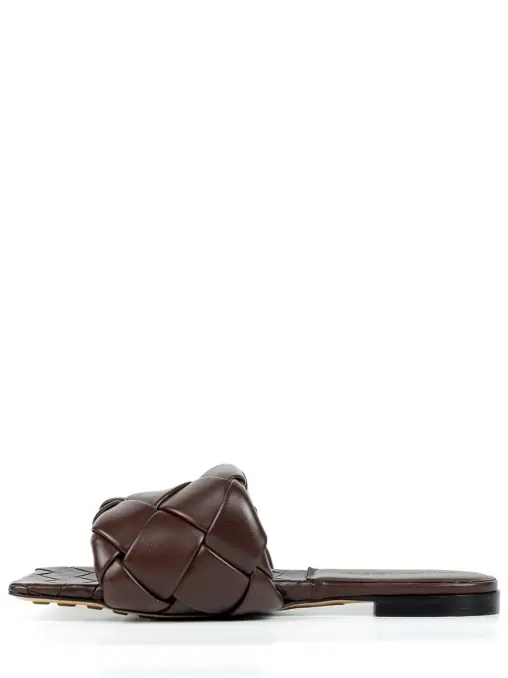 Шлепанцы кожаные Lido BOTTEGA VENETA