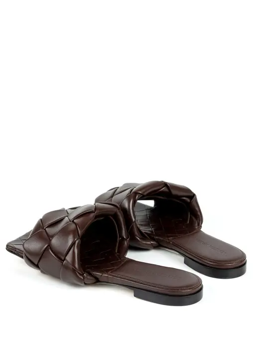 Шлепанцы кожаные Lido BOTTEGA VENETA