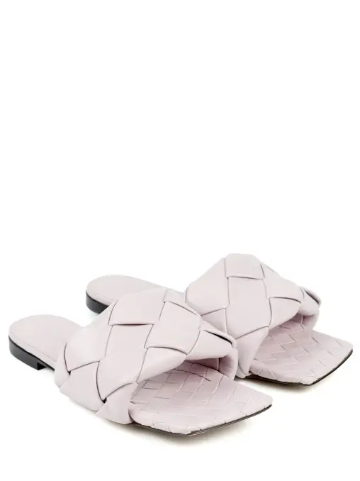 Шлепанцы кожаные Lido BOTTEGA VENETA