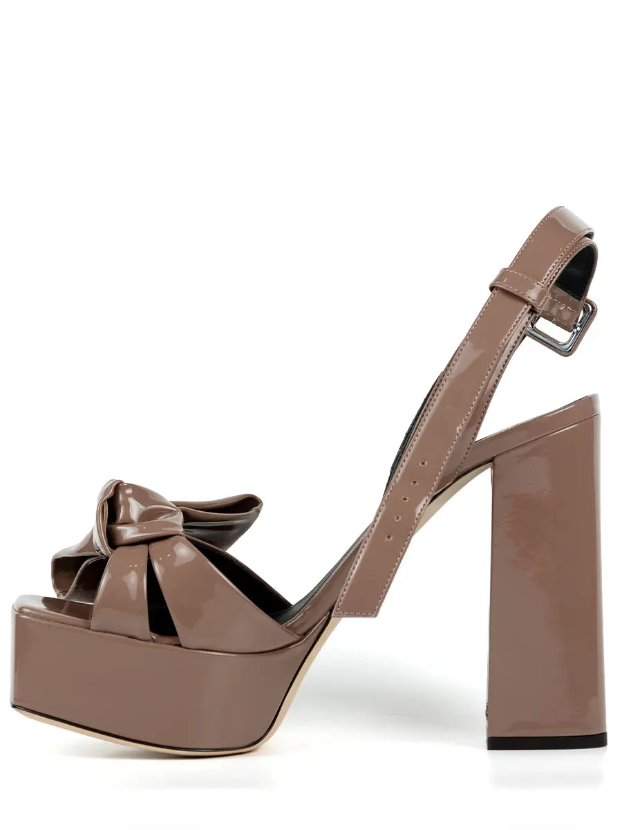 Босоножки однотонные