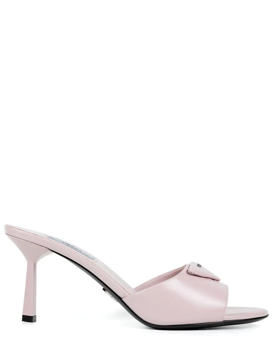 Мюли кожаные