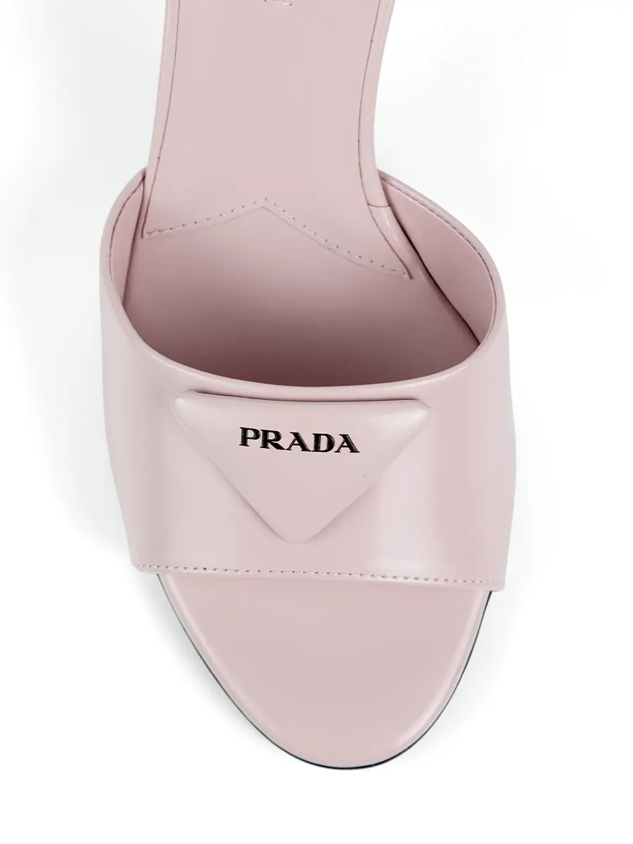 Мюли кожаные