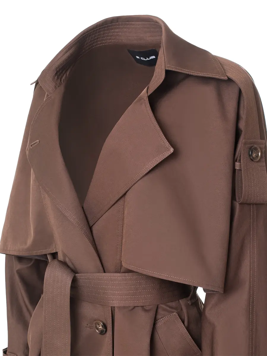 Тренч TRENCH CAPE хлопковый