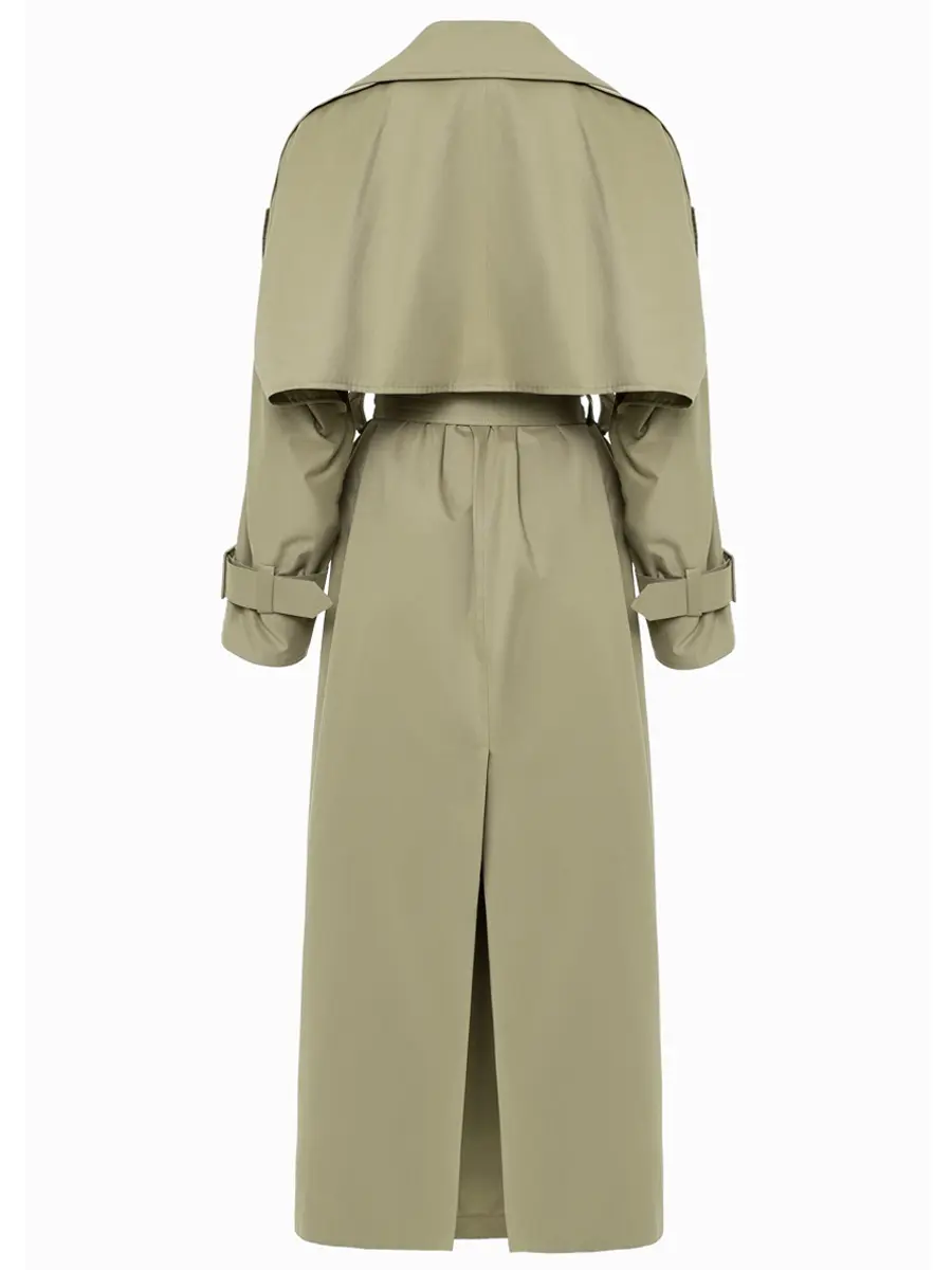 Тренч-кейп хлопковый