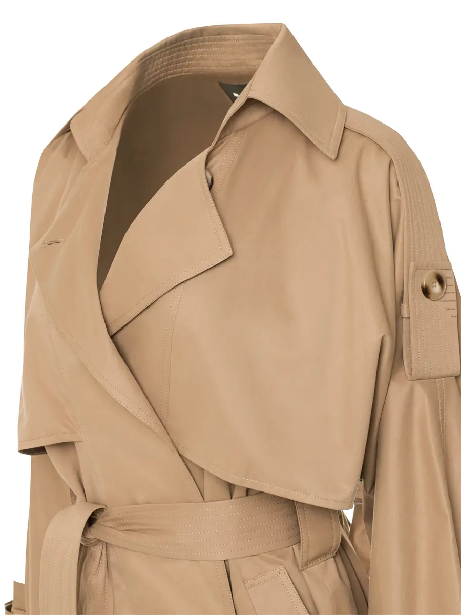 Тренч-кейп хлопковый