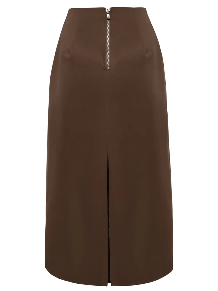 Юбка однотонная