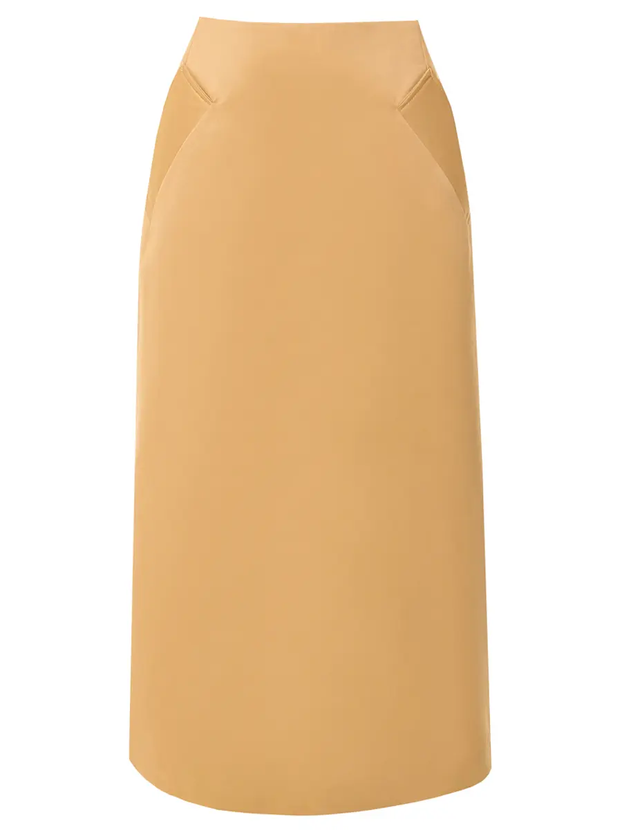 Юбка однотонная