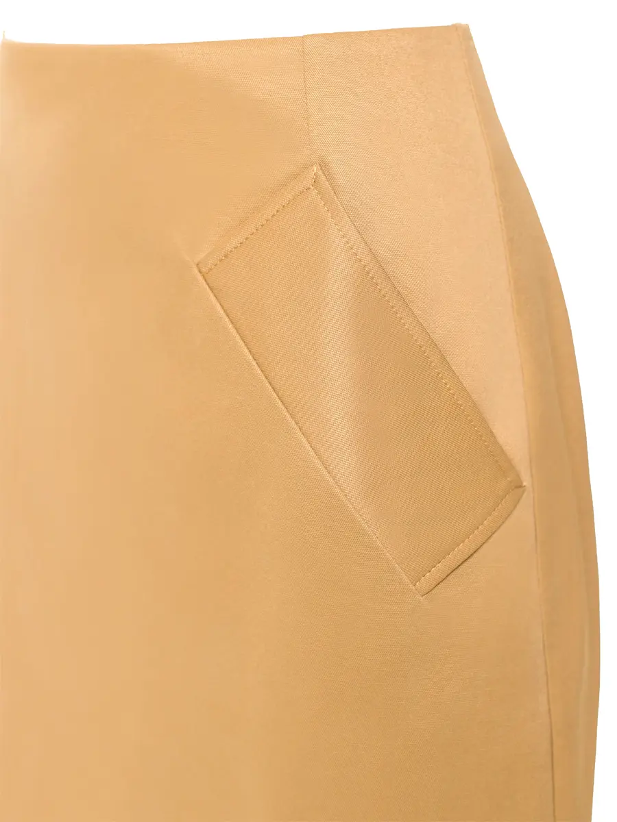 Юбка однотонная