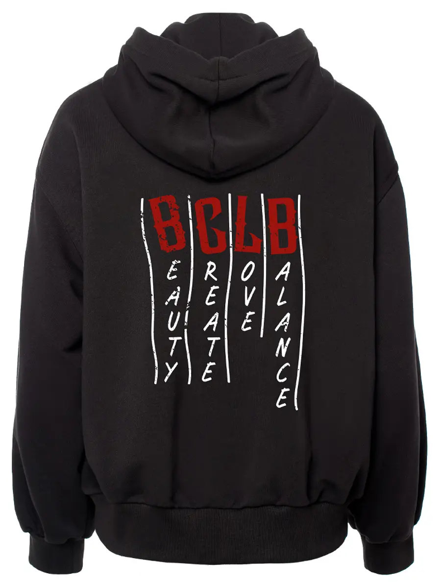 Толстовка Zip hoodie BCLB хлопковая
