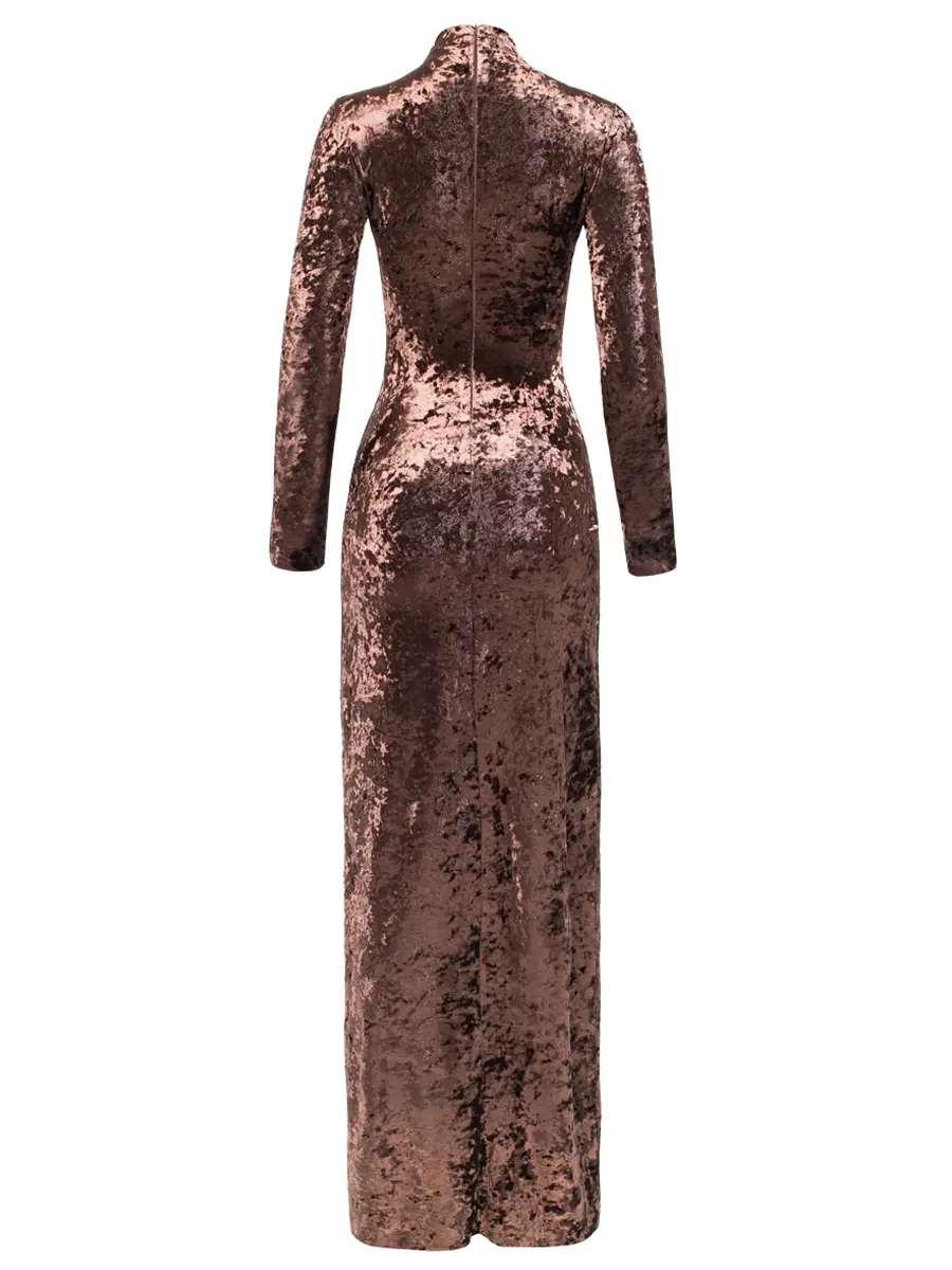 Платье SCULPTING velvet dress бархатное