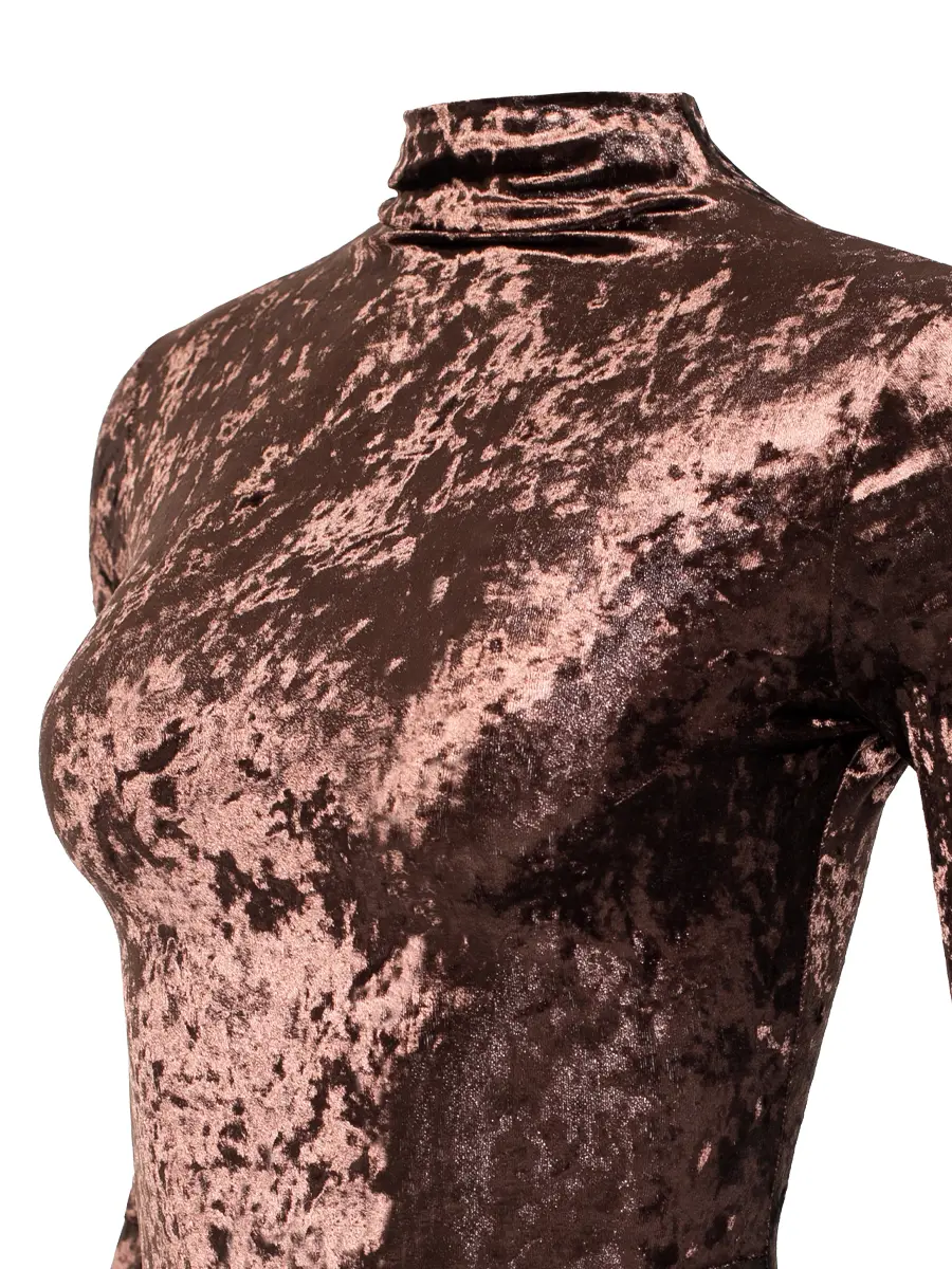 Платье SCULPTING velvet dress бархатное