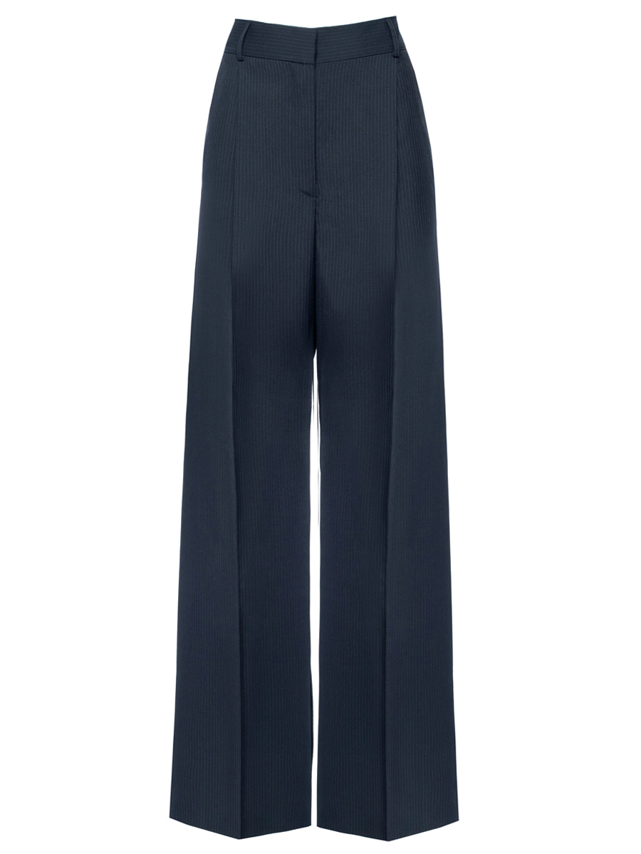 Брюки Striped wool  trousers шерстяные