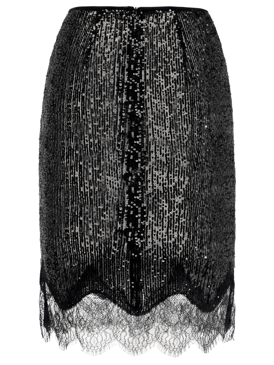 Юбка Classic mini с пайетками