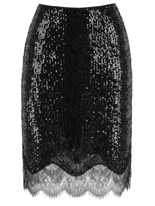 Юбка Classic mini с пайетками BCLB