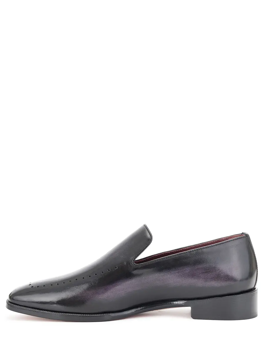 Лоферы из кожи