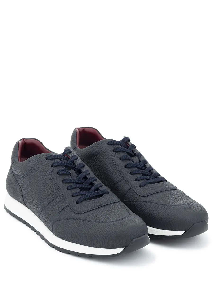 Кроссовки кожаные