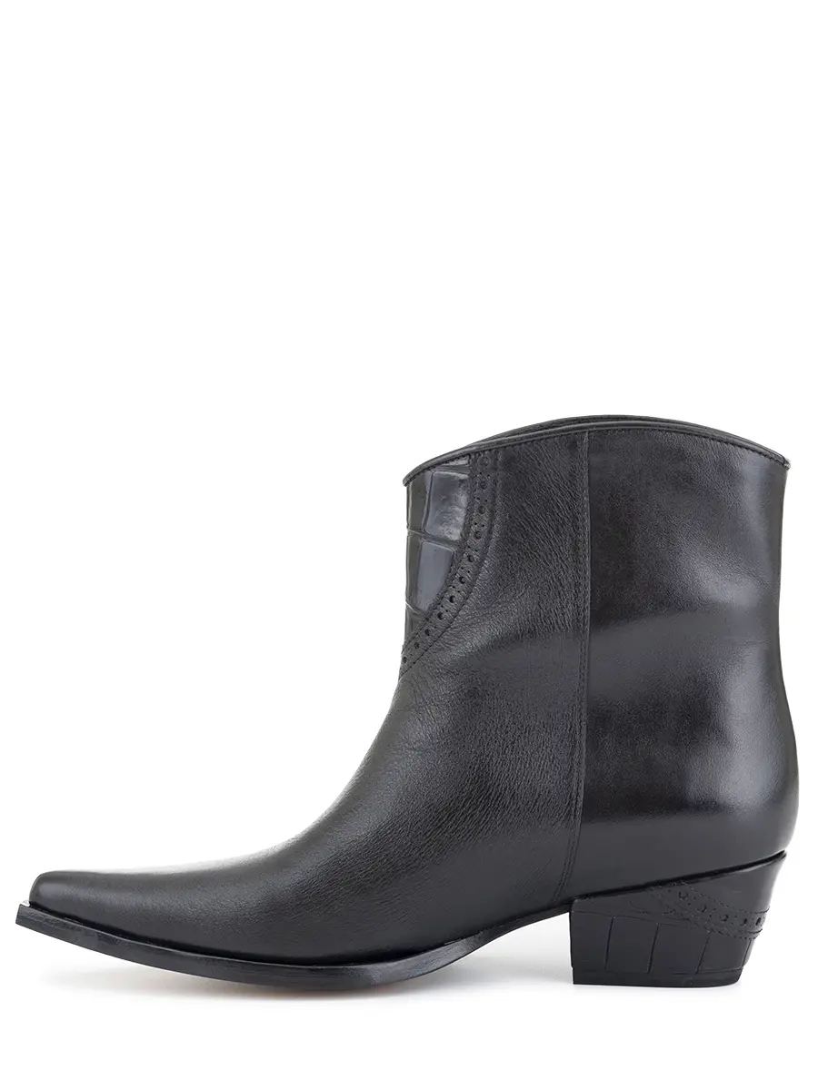 Сапоги кожаные