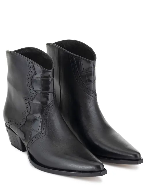 Сапоги кожаные BARDINI