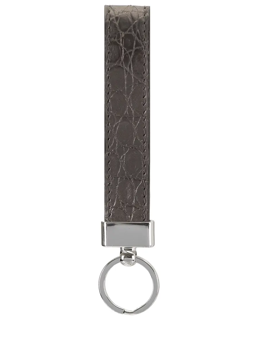 Брелок из кожи крокодила