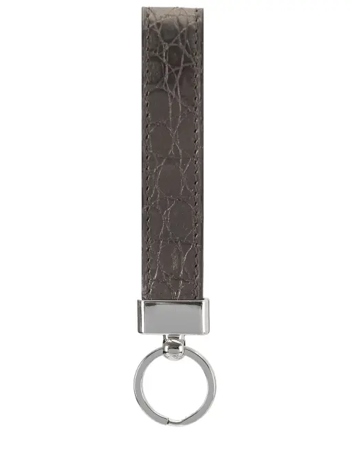 Брелок из кожи крокодила BARDINI