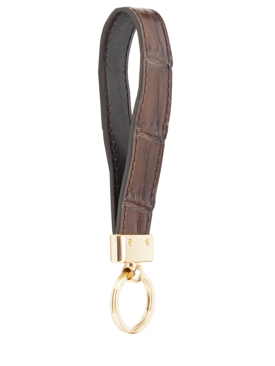 Брелок из кожи крокодила