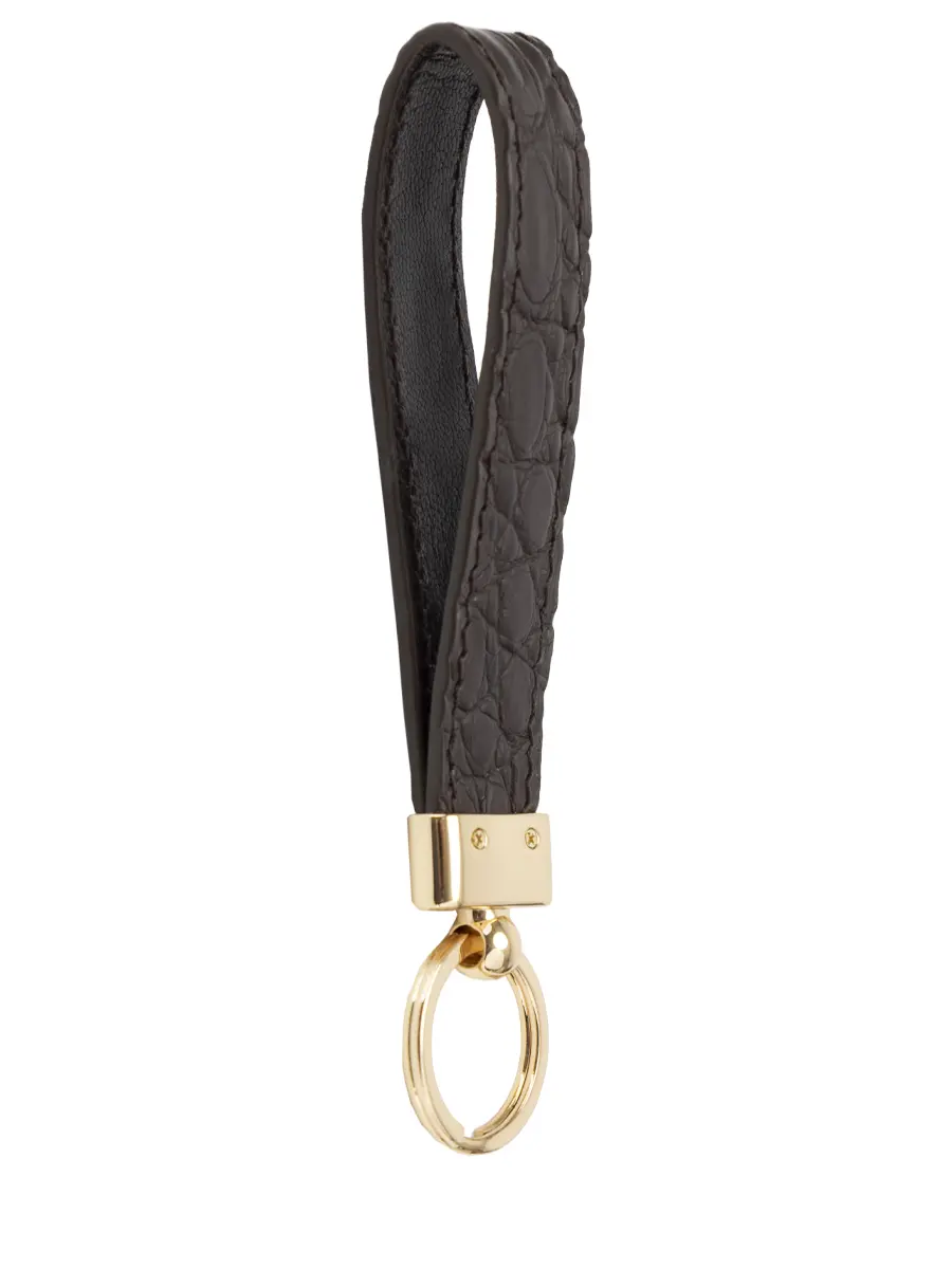 Брелок из кожи крокодила