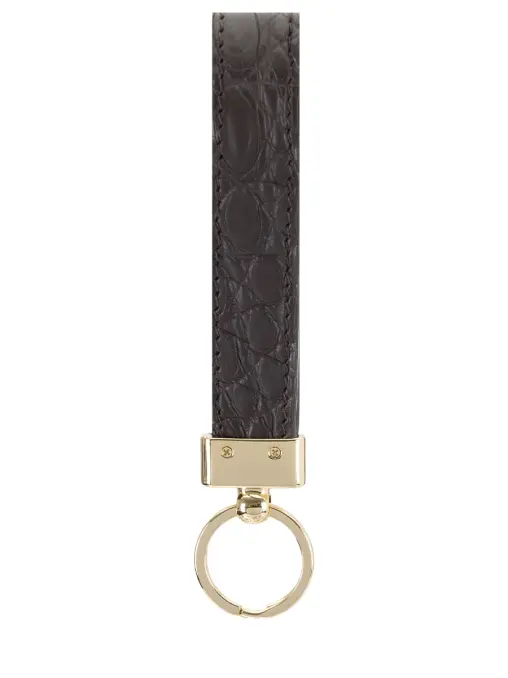 Брелок из кожи крокодила BARDINI